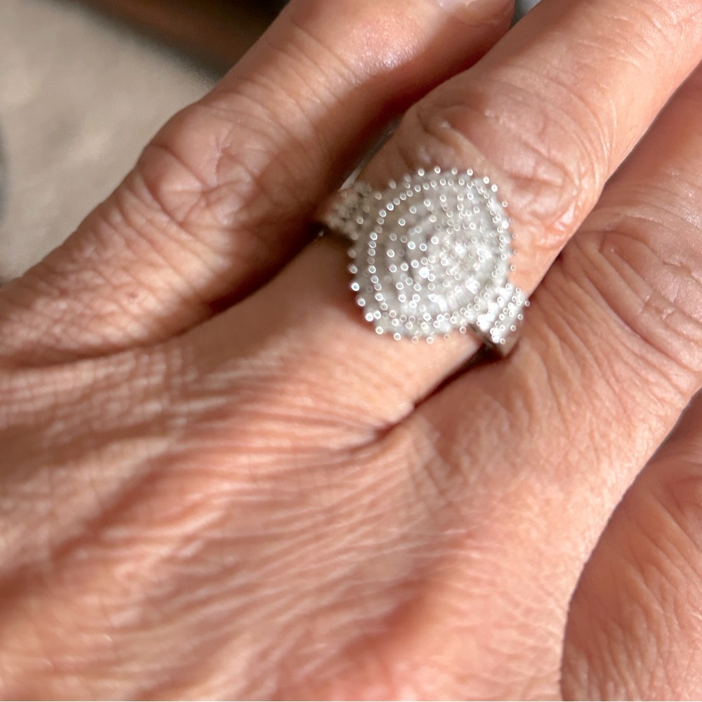 SS diamond ring